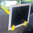 Switch-mount-iPad.jpg Fichier STL Nintendo Switch, Tablet (iPad, Amazon Fire 7) Support pour appui-tête de voiture・Modèle pour imprimante 3D à télécharger