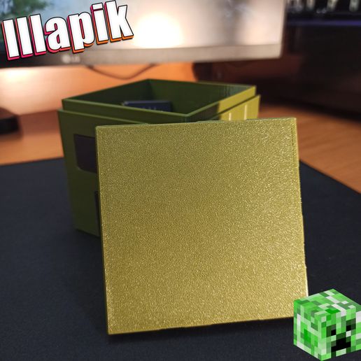 3.jpg Minecraft Creeper / Minecraft / Chest / Piggy bank box