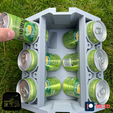 4-4.png STL file CAN COOLER V6 + V8 BUNDLE - FITS MOST PRINTERS・Template to download and 3D print