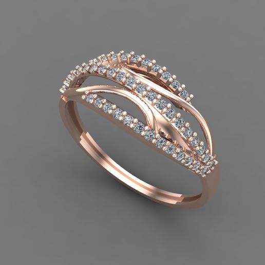 WOMENS DIAMOND SIGNET RING WOMEN RINGS 3DMODELS 3D PRINT MODEL 3D PRINT MODEL 3D model