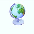 IK.jpg Globe 3D MODEL - WORLD MAP PLANET EARTH SCHOOL DESK TABLE STUDENT STUDENT ARCHAEOLOGIST HOME WORK INDICATOR