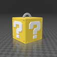 Foto.png Keychain Question Block from Super Mario