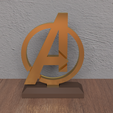 F2.png Avengers logo statue