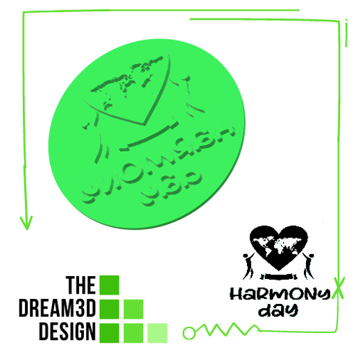 HARMONY DAY STAMP 3D model