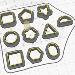 15mm.PNG STL file Polymer Clay Earring Cutter Dangle Set Batch 25 - 15mm 10 pcs set・3D print design to download, POLYMER_CUTTERS_DESIGNS