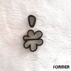 FORMER STL-Datei Ausstecher Polymer Clay Ohrring・3D-Druck-Idee zum Herunterladen, formerbr