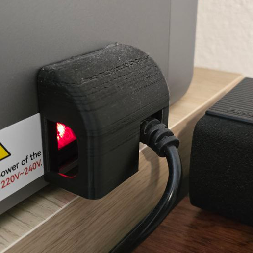 QIDI Plus 4 Power Switch Cover (Resin Splash Shield)