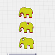 cura2.png Sprinkle Stencil Elephant Design.