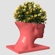 06.png Head Woman Vase