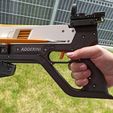 adderini_pistol_36.jpg Adderini - 3D Printed Repeating Slingbow / Crossbow Pistol