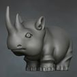 Baby-rhinoceros-miniature-3.jpg Beautiful stylized Rhino Rascal miniature