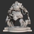 23132124.jpg Orc DnD sculpted figurine mini 3d Printing no textures 3D print model