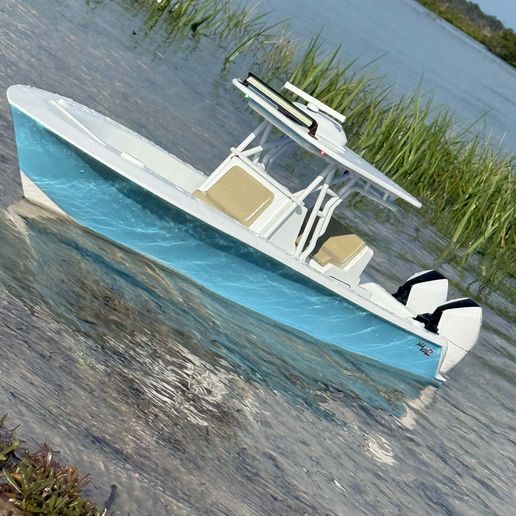 TMRC 32 Offshore - RC Center Console Boat - STL Pack