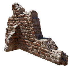 wall5.png Файл STL Разрушенная стена для военной диорамы 1/35・Модель для печати в 3D скачать