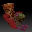 zb.jpg Achaemenid Persian Lion Rhyton 3D print model