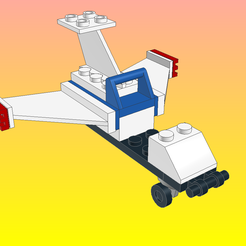 New-Model-02.png Archivo OBJ NotLego Lego Avión Modelo 1070・Diseño de impresión en 3D para descargar