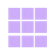 carrés côté 40x40 mm.stl Tissue box rubik's cube V2