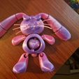 Flexi Bunny Jouet fidget et porte-clés à imprimer 2 en 1
