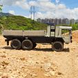 ahead-RC-Cat-1-TRX6-flatbed-7.jpg Crawler Cat 1 6x6 Sideboard Flatbed - 1/10 RC body attachment