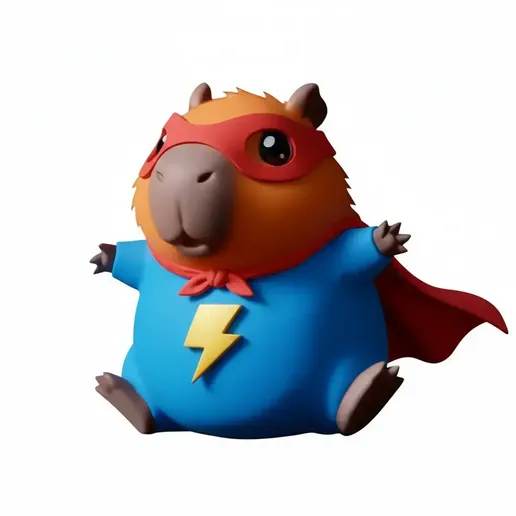 Capybara Superhero