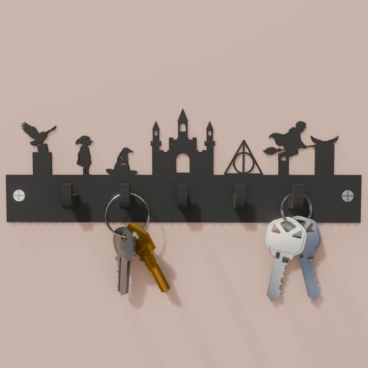 Harry Potter Themed Keychain Hanger