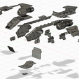 Storm-Eagle-Transport-Parts.png Free STL file Blast Eagle Transport・3D printer design to download