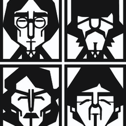 D_NQ_NP_904834-MCO46822888716_072021-V.png Archivo STL The Beatles 2d・Modelo para descargar y imprimir en 3D