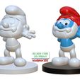 Papa-Smurf-pose-1-7.jpg The Smurfs 3D Model - Papa Smurf fan art printable model