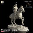 720X720-release-horse-warrior-2.jpg 2 Mongolian Mounted Warriors - Scourge of the Steppes