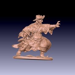 Elementalist-Wizard-D-1.jpg Un puissant magicien pour DnD, Pathfinder et d'autres jeux de table.