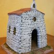 IMG_20170415_200257.jpg STL file Chapel for Creche provençale・Model to download and 3D print