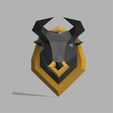 Untitled-4.png Valorant Prime Bull Wall Decor Low Poly