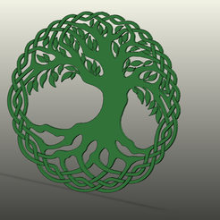 STL file Sun Catcher Celtic Tree of Life・Design to download and 3D  print・Cults