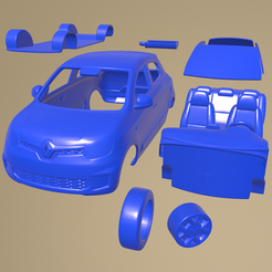 Free STL file Renault Twingo 🎲・Model to download and 3D print・Cults