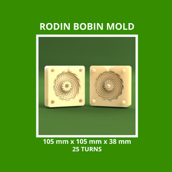 Copertina-105-38-25-Dima.png Rodin Coil Model Silicone Forming Template Poe Abha Toroidal Field - 105 x 105 x 38 mm