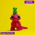 3.jpg Lizard Lilu the cute articulated flexi toy (STL & 3MF)