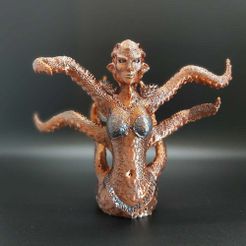 20210427_133403.jpg Fichier STL gratuit Cecaelia, sculpture sirène-pieuvre・Plan à télécharger et à imprimer en 3D