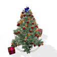 7u.jpg Chrismas Tree 3D Model - Obj - FbX - 3d PRINTING - 3D PROJECT - GAME READY NOEL Chrismas Tree  Chrismas Tree NOEL