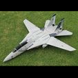 F-14-On-ground.jpg F-14 RC Aircraft (Twin 50mm Fan, 1050mm span)