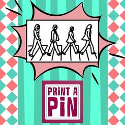 beattles-2-foto.jpg STL file Beatles walking pin・3D printing template to download