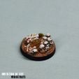 MINIATURES Skeleton base toppers - Supportfree base detailing kit.