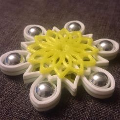 DSC_0001.JPG Free STL file Flower Hand Spinner 2・3D printer model to download