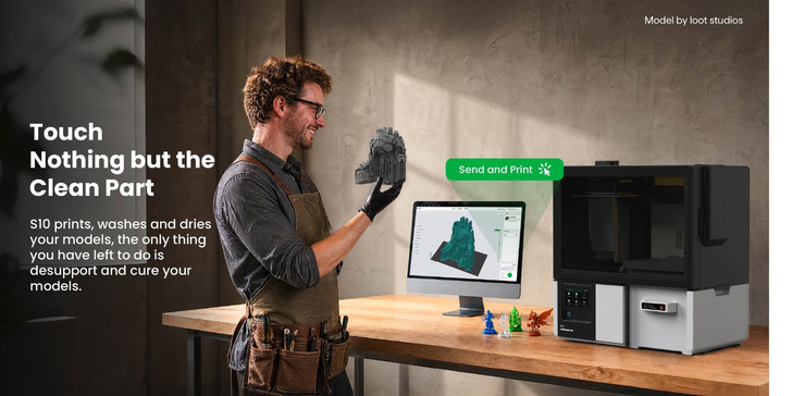 Love Resin Printing, Hate the Mess? Meet the UniFormation S10