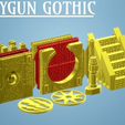 RaygunG.png Z.O.D. Raygun Gothic Theme Bases (28mm/Heroic scale)