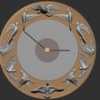 1ZBrush-Document.jpg Flying Birds Clock