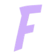 F.stl STL file Letters and Numbers Indiana Jones Letters and Numbers | Logo・Model to download and 3D print