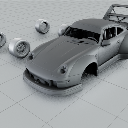 porsche 993 evo 1993 CAR