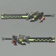 05.jpg Zenless Zone Zero ZZZ Anby Demara Sword Blade and Nimbus Scabbard. Video game, props, cosplay