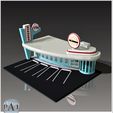 002.jpg 60's Drive-in diner diorama for Hot Wheels / diecasts 1:64