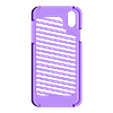 XR Stripe.stl Fichier STL Etuis pour iPhone XR・Modèle imprimable en 3D à télécharger